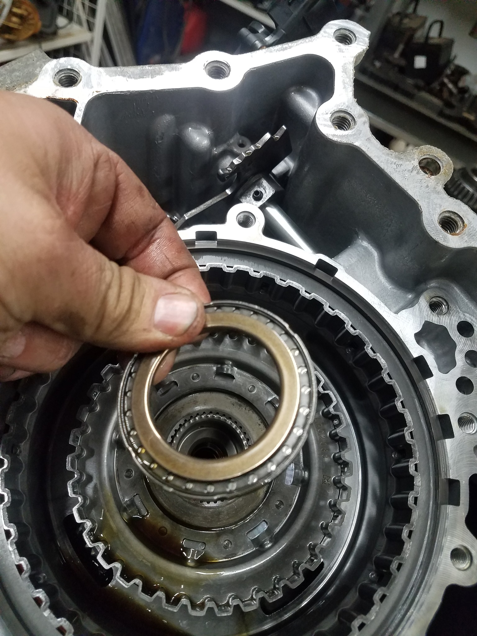 Transmission housing prep