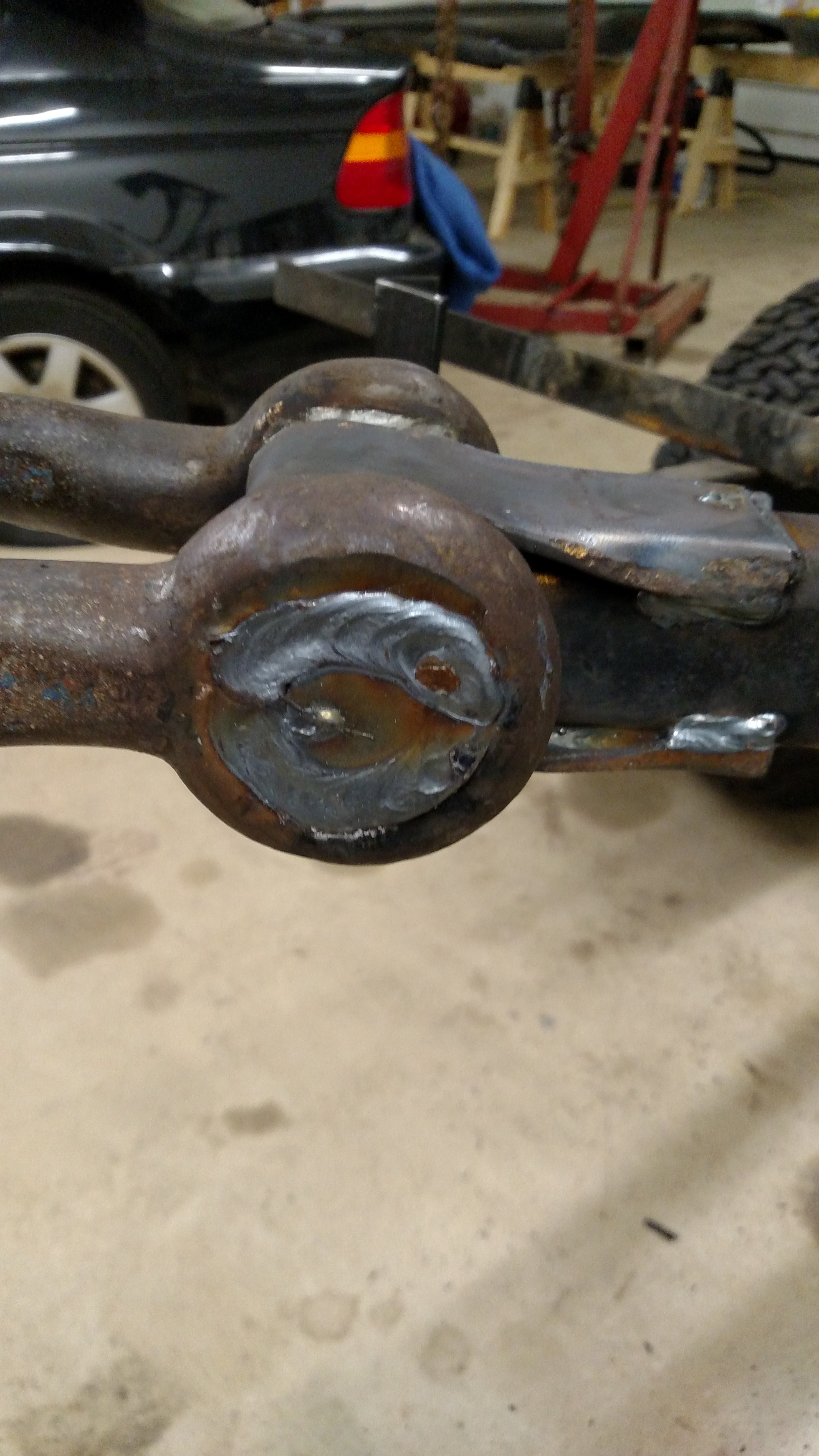 Pulling hitch build photo 3